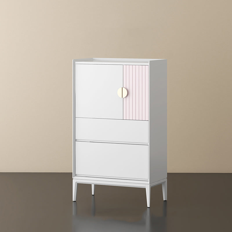 Modern Vertical Storage Chest with Soft-Close Drawers for Home White Clearhalo 'Bedroom Furniture' 'Dressers & Chests' 'dressers_chests' 'furn' 'furn_dressers_chests' 'Furniture' 7782509