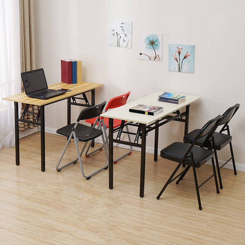Contemporary Rectangular Dormitory Writing Desk Parsons Base Office Desk Clearhalo 'furn' 'furn_office_desk' 'Furniture' 'Office Desks' 'Office Furniture' 'office_desk' 7782684