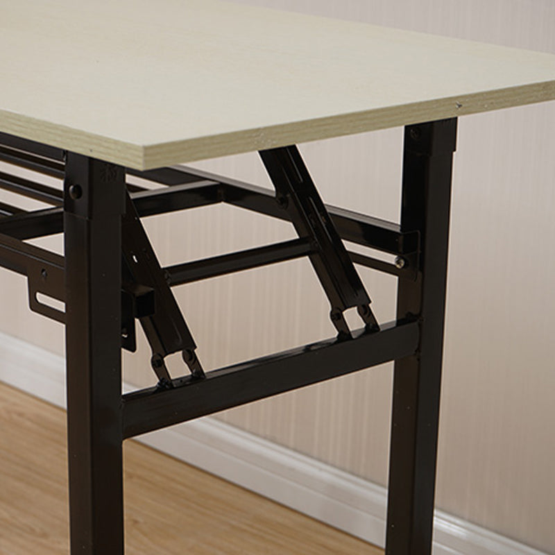 Contemporary Rectangular Dormitory Writing Desk Parsons Base Office Desk Clearhalo 'furn' 'furn_office_desk' 'Furniture' 'Office Desks' 'Office Furniture' 'office_desk' 7782689