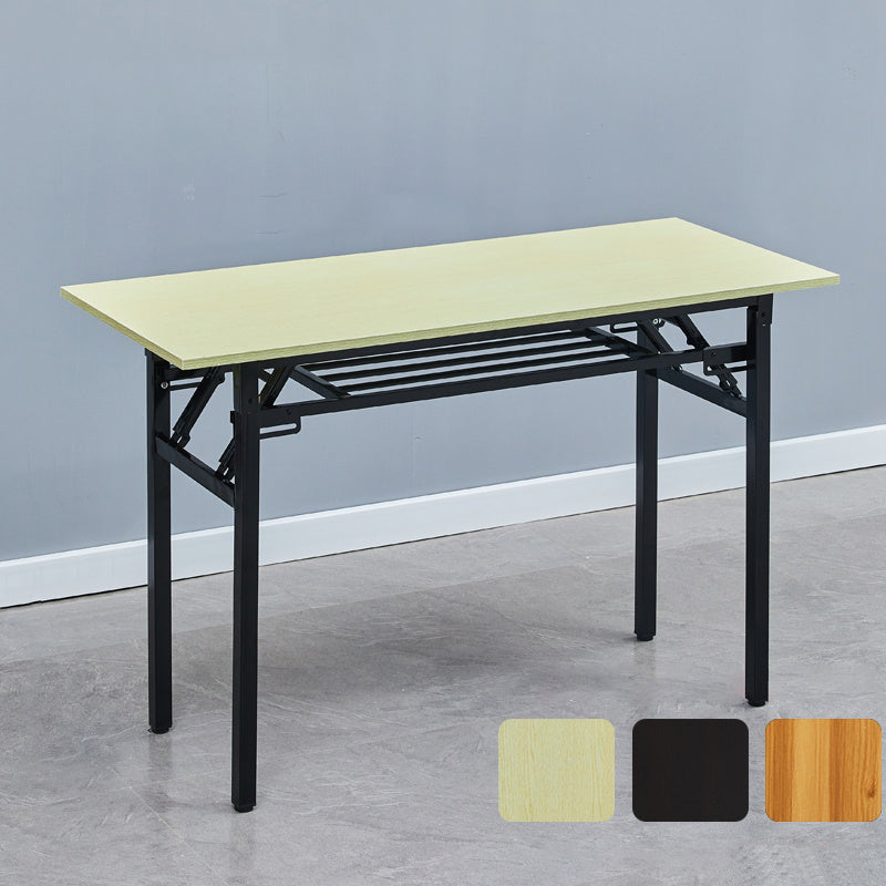 Contemporary Rectangular Dormitory Writing Desk Parsons Base Office Desk 47.2"L x 19.7"W x 29.5"H Shelves Clearhalo 'furn' 'furn_office_desk' 'Furniture' 'Office Desks' 'Office Furniture' 'office_desk' 7782692