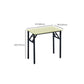 Contemporary Rectangular Dormitory Writing Desk Parsons Base Office Desk Clearhalo 'furn' 'furn_office_desk' 'Furniture' 'Office Desks' 'Office Furniture' 'office_desk' 7782701