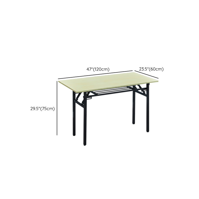 Contemporary Rectangular Dormitory Writing Desk Parsons Base Office Desk Clearhalo 'furn' 'furn_office_desk' 'Furniture' 'Office Desks' 'Office Furniture' 'office_desk' 7782710