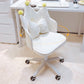 Modern Office Chair No Distressing Ergonomic Chair with Wheels Off-White 1 Piece Sponge Clearhalo 'furn' 'furn_office_chair' 'Furniture' 'Office Chairs' 'Office Furniture' 'office_chair' 7783213
