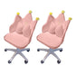 Modern Office Chair No Distressing Ergonomic Chair with Wheels Pink 2 Piece Set Clearhalo 'furn' 'furn_office_chair' 'Furniture' 'Office Chairs' 'Office Furniture' 'office_chair' 7783224