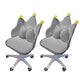 Modern Office Chair No Distressing Ergonomic Chair with Wheels Grey 2 Piece Set Clearhalo 'furn' 'furn_office_chair' 'Furniture' 'Office Chairs' 'Office Furniture' 'office_chair' 7783231