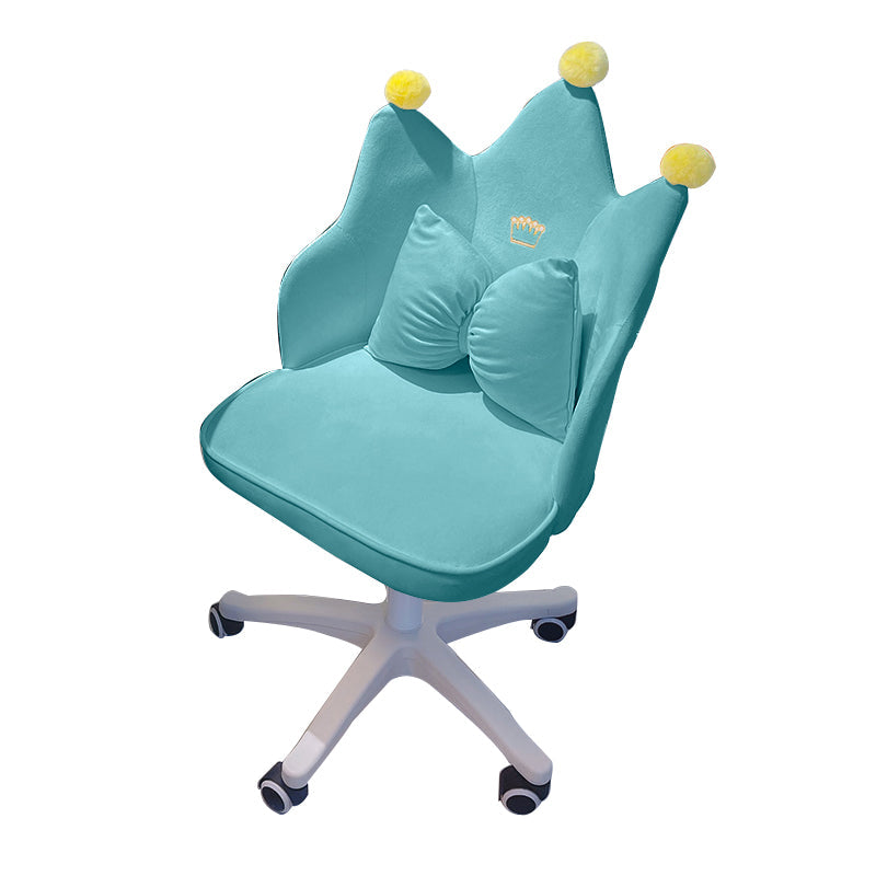 Modern Office Chair No Distressing Ergonomic Chair with Wheels Blue 1 Piece Clearhalo 'furn' 'furn_office_chair' 'Furniture' 'Office Chairs' 'Office Furniture' 'office_chair' 7783235