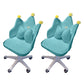 Modern Office Chair No Distressing Ergonomic Chair with Wheels Blue 2 Piece Set Clearhalo 'furn' 'furn_office_chair' 'Furniture' 'Office Chairs' 'Office Furniture' 'office_chair' 7783236