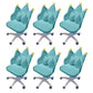 Modern Office Chair No Distressing Ergonomic Chair with Wheels Blue 6 Piece Set Clearhalo 'furn' 'furn_office_chair' 'Furniture' 'Office Chairs' 'Office Furniture' 'office_chair' 7783238