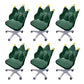 Modern Office Chair No Distressing Ergonomic Chair with Wheels Green 6 Piece Set Clearhalo 'furn' 'furn_office_chair' 'Furniture' 'Office Chairs' 'Office Furniture' 'office_chair' 7783243