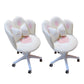 Modern Office Chair No Distressing Ergonomic Chair with Wheels White 2 Piece Set Clearhalo 'furn' 'furn_office_chair' 'Furniture' 'Office Chairs' 'Office Furniture' 'office_chair' 7783246