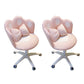 Modern Office Chair No Distressing Ergonomic Chair with Wheels White-Pink 2 Piece Set Clearhalo 'furn' 'furn_office_chair' 'Furniture' 'Office Chairs' 'Office Furniture' 'office_chair' 7783251