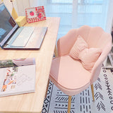 アームレスデスクチェアモダンな人間工学に基づいたオフィスチェアなし