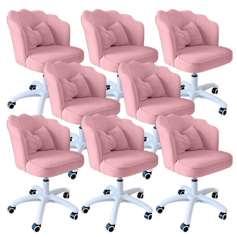 アームレスデスクチェアモダンな人間工学に基づいたオフィスチェアなし