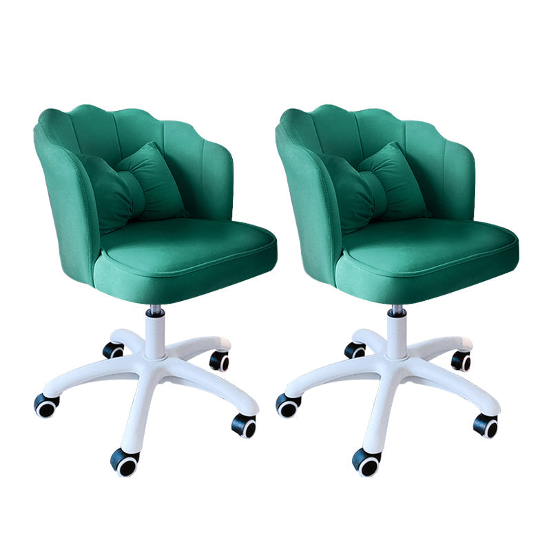 アームレスデスクチェアモダンな人間工学に基づいたオフィスチェアなし