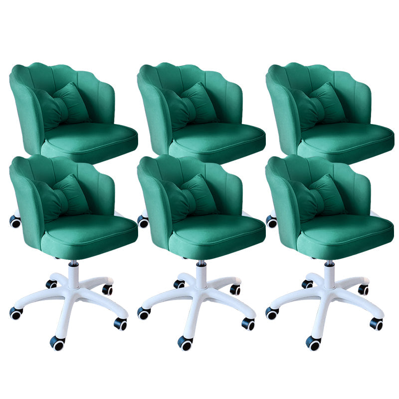 アームレスデスクチェアモダンな人間工学に基づいたオフィスチェアなし