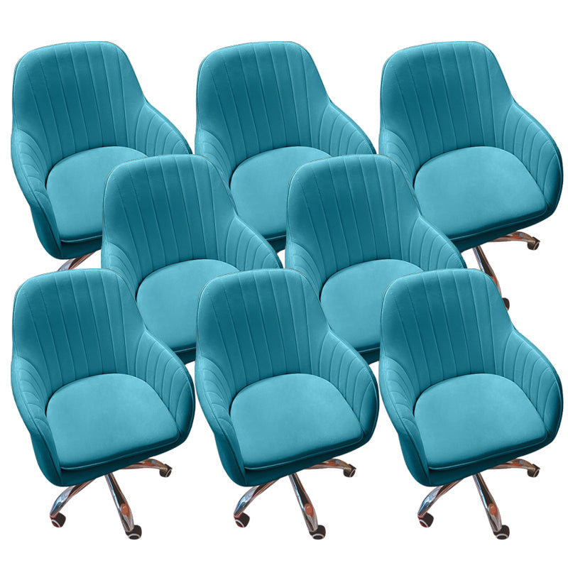 アームレスデスクチェアモダンな人間工学に基づいたオフィスチェアなし