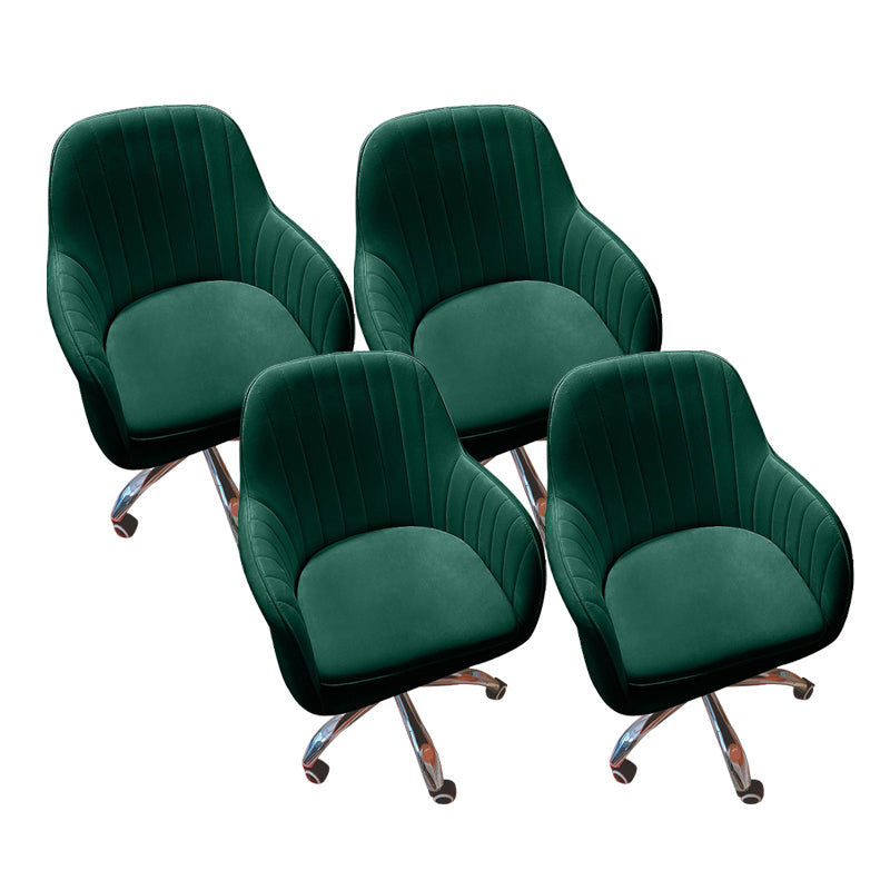 アームレスデスクチェアモダンな人間工学に基づいたオフィスチェアなし