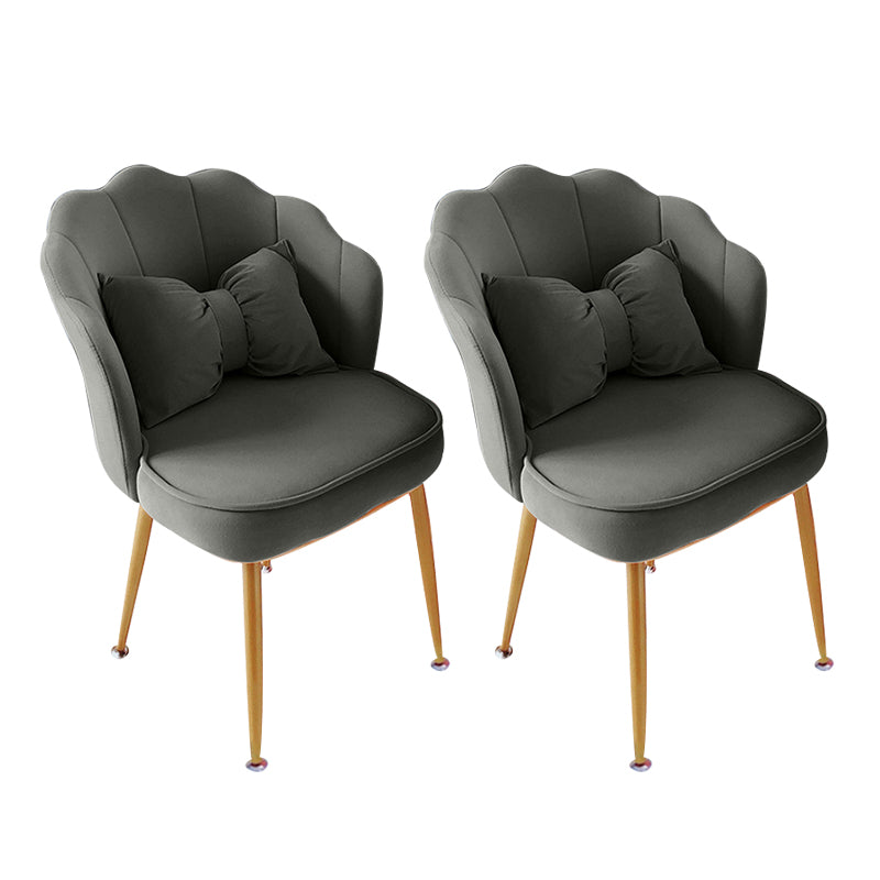 アームレスデスクチェアモダンな人間工学に基づいたオフィスチェアなし