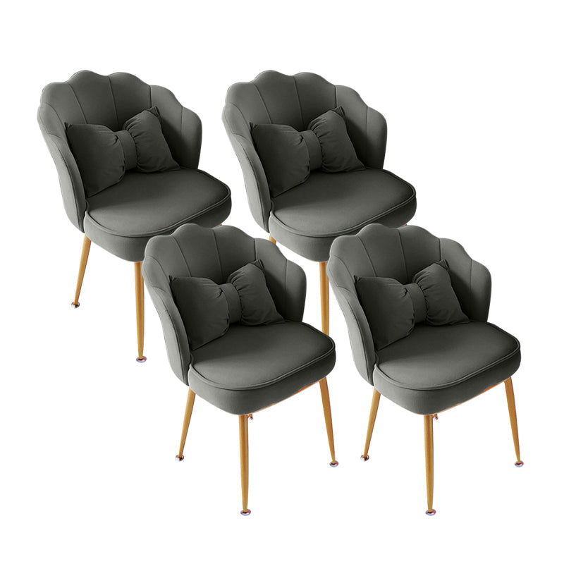 アームレスデスクチェアモダンな人間工学に基づいたオフィスチェアなし