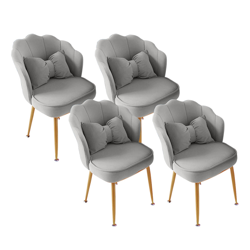 アームレスデスクチェアモダンな人間工学に基づいたオフィスチェアなし