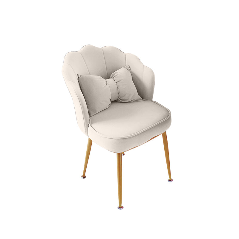 アームレスデスクチェアモダンな人間工学に基づいたオフィスチェアなし