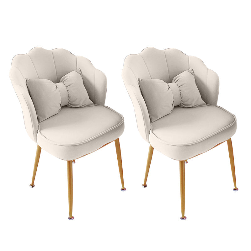 アームレスデスクチェアモダンな人間工学に基づいたオフィスチェアなし