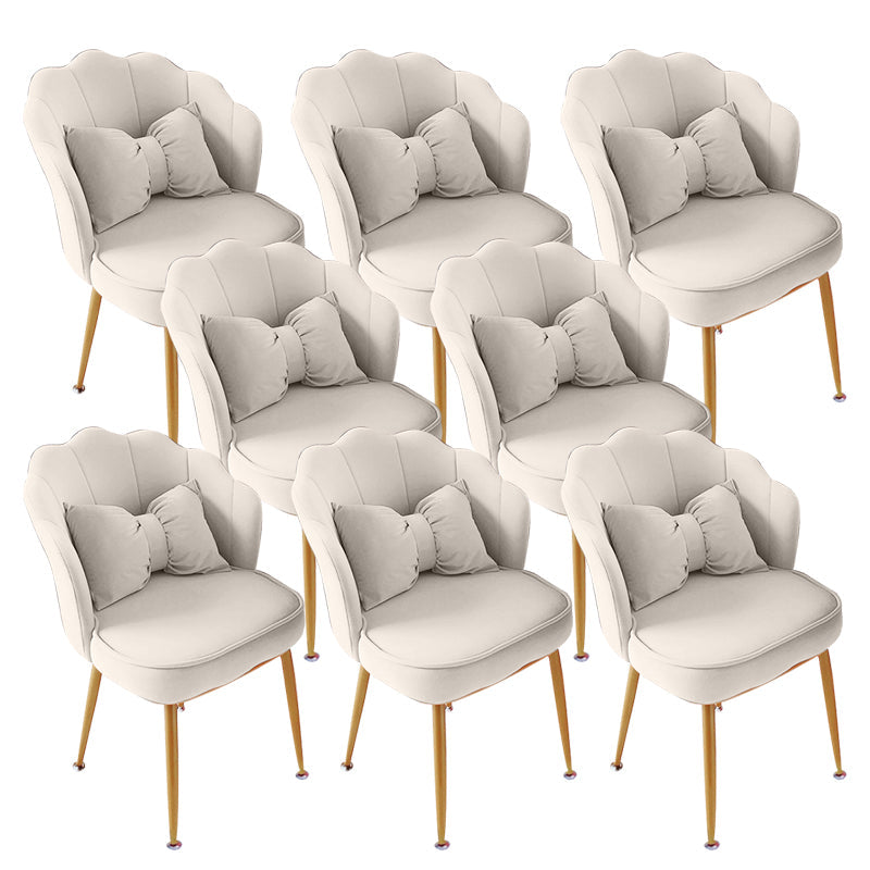 アームレスデスクチェアモダンな人間工学に基づいたオフィスチェアなし