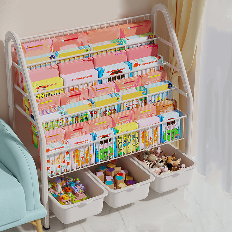 Metal Closed Back Bookshelf Standard Regale enthalten Bücherregal für den Untersuchungsraum