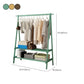 Modern Wooden Coat Rack Storage Shelves Coat Rack with Double Coat Hooks