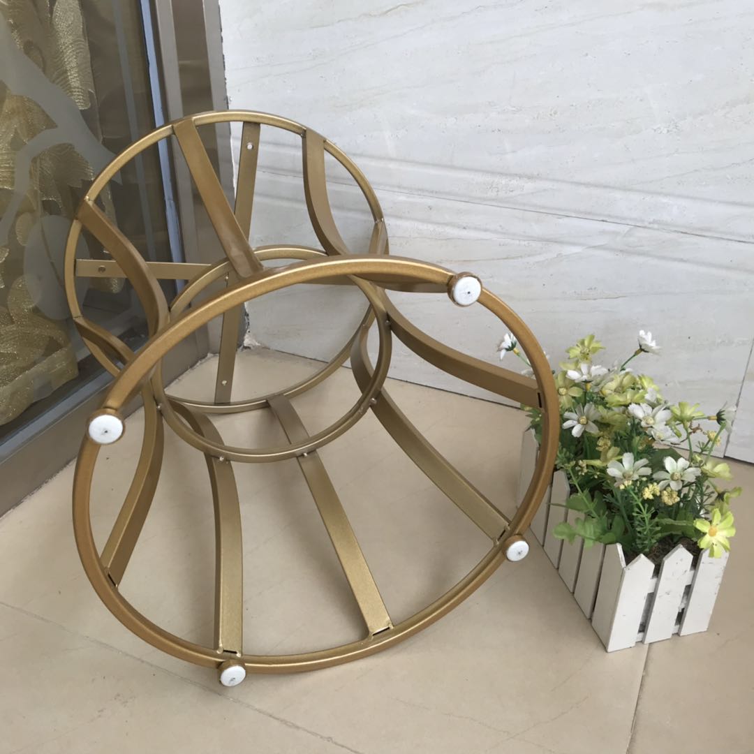 Velvet Ottoman Solid Color Round Metal Frame Fade Resistant Modern Ottoman Clearhalo 'furn' 'furn_ottomans_poufs' 'Furniture' 'Living Room Furniture' 'Ottomans & Poufs' 'ottomans_poufs' 7783767