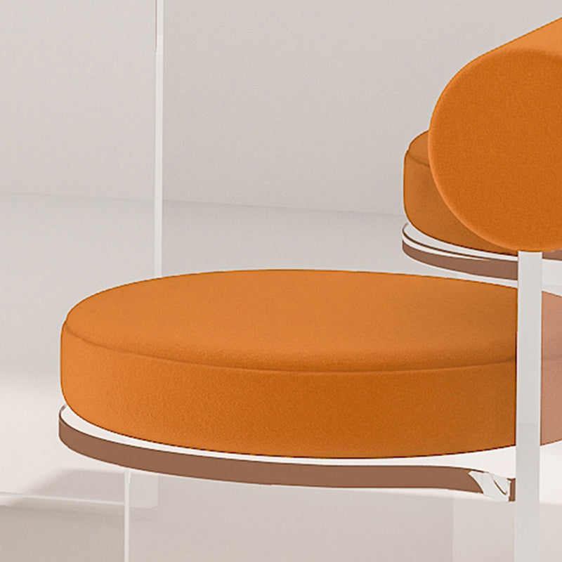 Moderne eenvoudige zijstoel Plastic frame zijde eetkamerstoel voor eetkamer