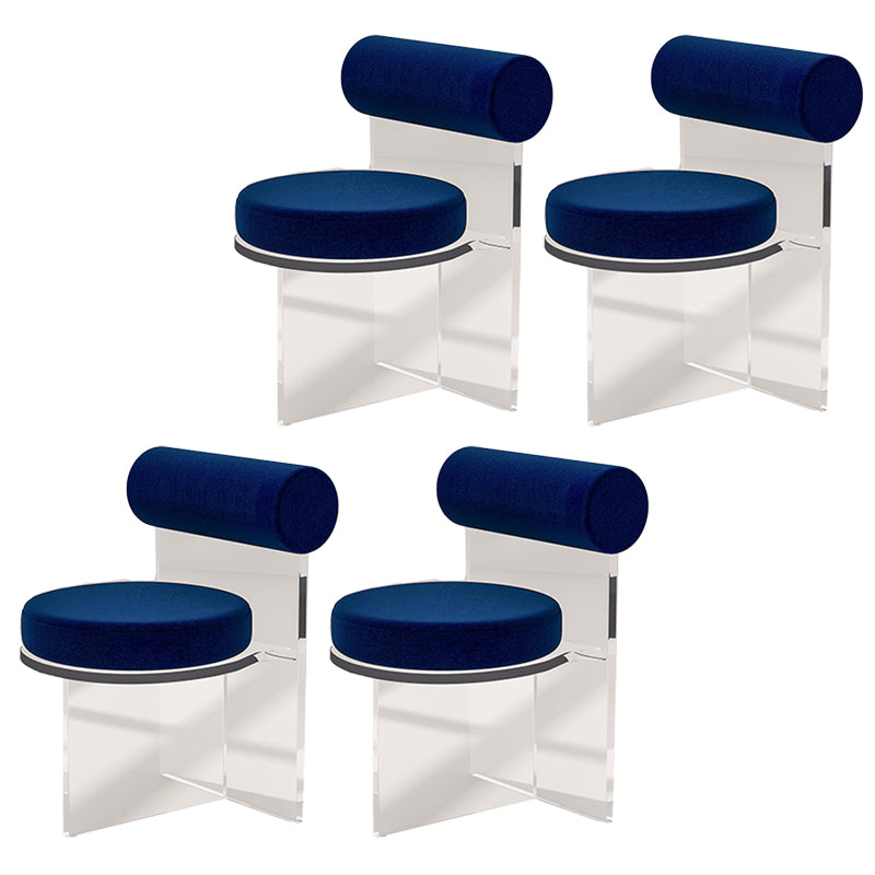 Moderne eenvoudige zijstoel Plastic frame zijde eetkamerstoel voor eetkamer