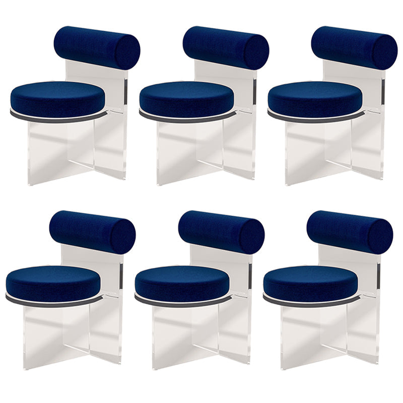 Moderne eenvoudige zijstoel Plastic frame zijde eetkamerstoel voor eetkamer