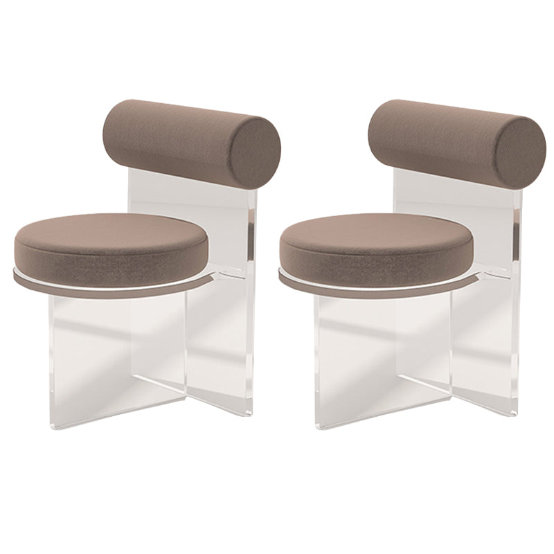 Moderne eenvoudige zijstoel Plastic frame zijde eetkamerstoel voor eetkamer