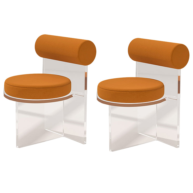 Moderne eenvoudige zijstoel Plastic frame zijde eetkamerstoel voor eetkamer