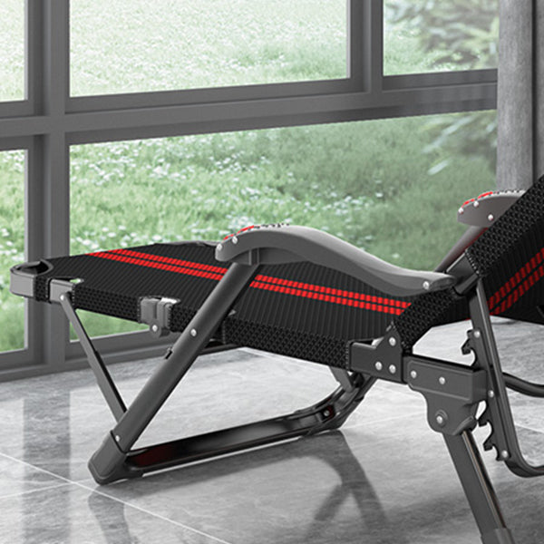 位置ロックと金属ベースを備えたブラックモダン標準リクライニング