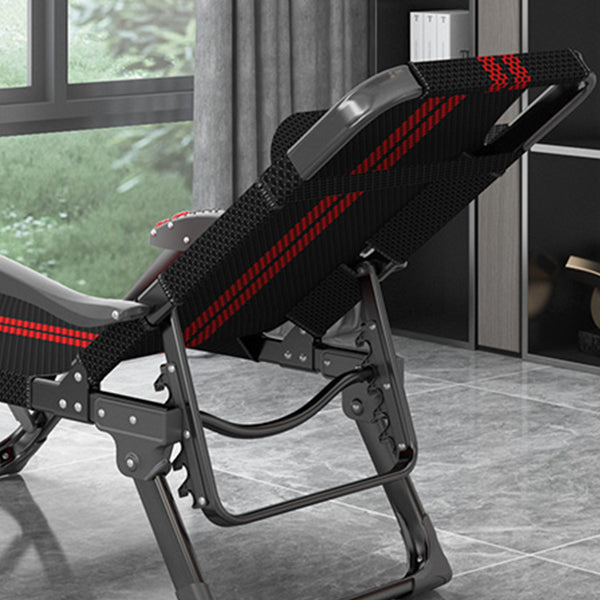 位置ロックと金属ベースを備えたブラックモダン標準リクライニング