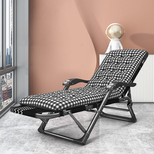 位置ロックと金属ベースを備えたブラックモダン標準リクライニング