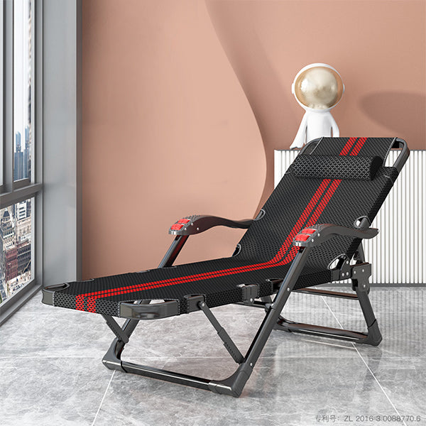 位置ロックと金属ベースを備えたブラックモダン標準リクライニング