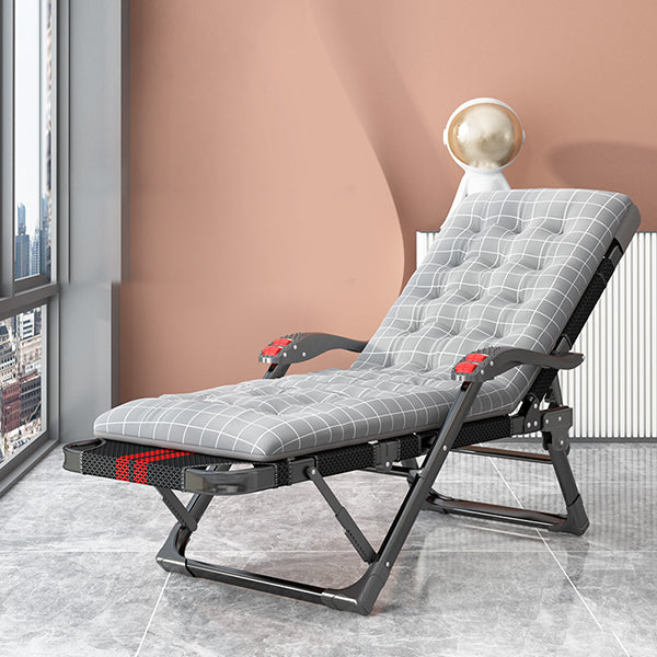 位置ロックと金属ベースを備えたブラックモダン標準リクライニング