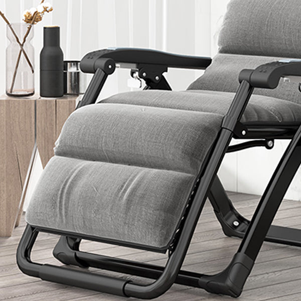 Contemporary Standard Recliner with Removable Cushions and Metal Legs Clearhalo 'Chairs & Seating' 'furn' 'furn_recliners' 'Furniture' 'Living Room Furniture' 'Recliners' 7791316