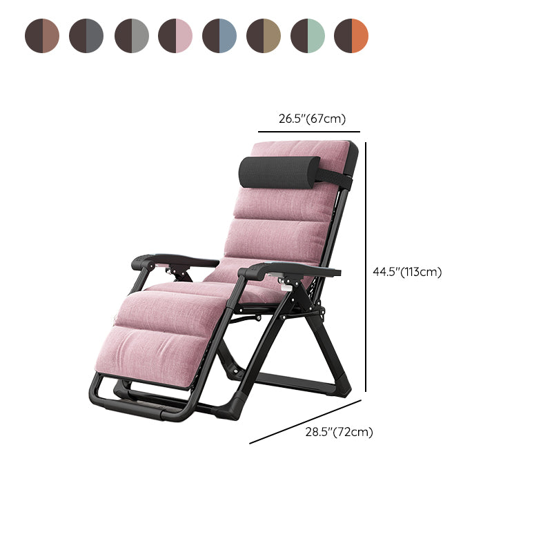 Contemporary Standard Recliner with Removable Cushions and Metal Legs Clearhalo 'Chairs & Seating' 'furn' 'furn_recliners' 'Furniture' 'Living Room Furniture' 'Recliners' 7791331