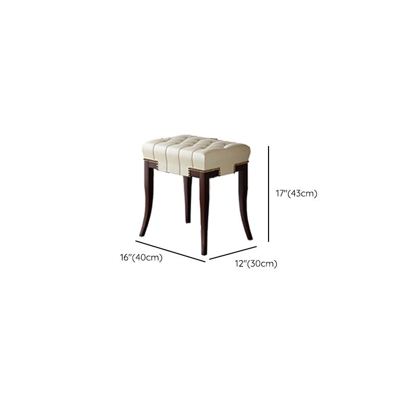 Standing Brown 2-Drawer Bedroom Solid Wood Makeup Vanity Desk Table Clearhalo 'Bedroom Furniture' 'furn' 'furn_makeup_vanities' 'Furniture' 'Makeup Vanities' 'makeup_vanities' 7791527