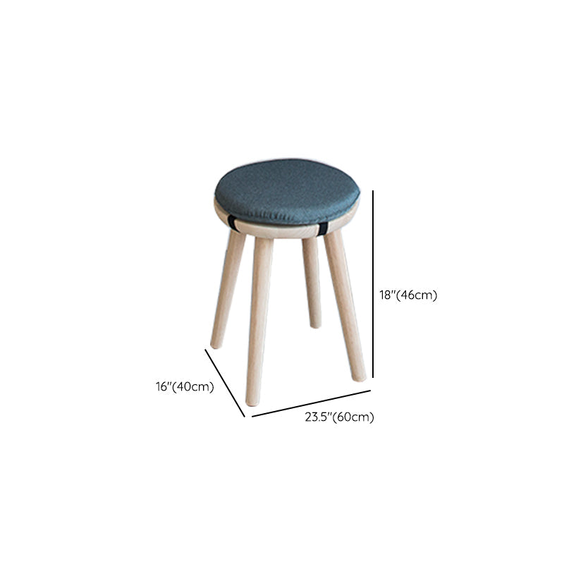 Metal Legs Solid Wood Bedroom Vanity Dressing Table with Makeup Table and Stool