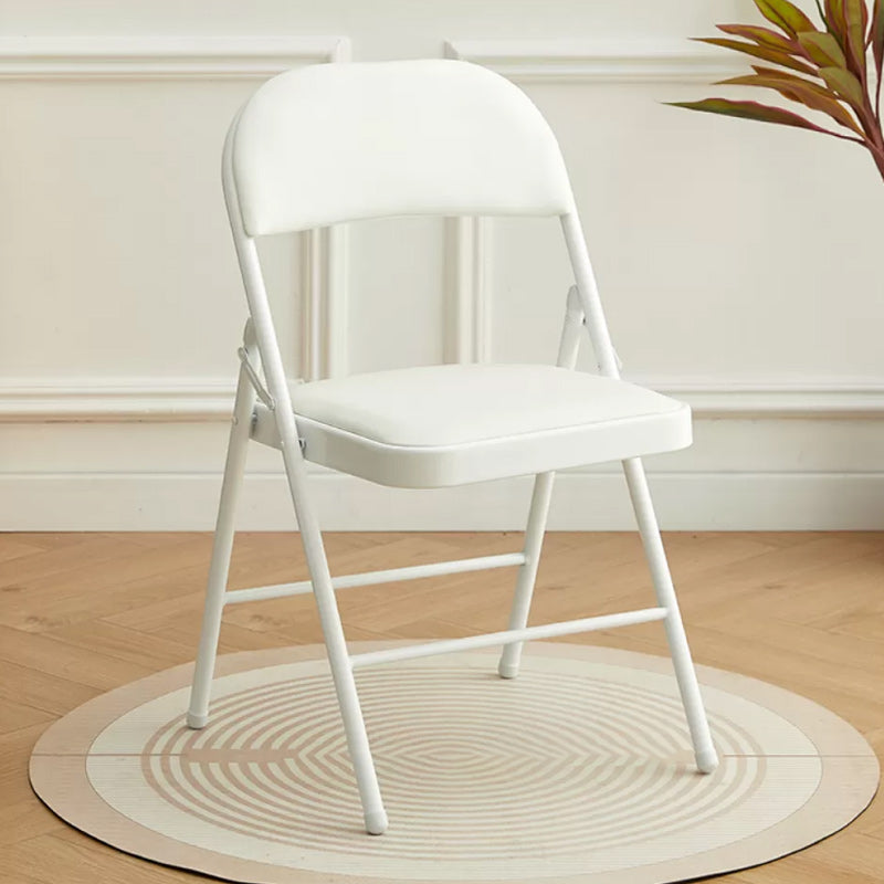 Contemporary Solid Color Standard Recliner 17.7" Wide Metal Single with Legs White Faux Leather Clearhalo 'Chairs & Seating' 'furn' 'furn_recliners' 'Furniture' 'Living Room Furniture' 'Recliners' 7791675