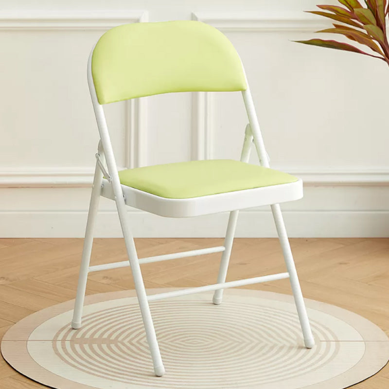 Contemporary Solid Color Standard Recliner 17.7" Wide Metal Single with Legs Green-White Faux Leather Clearhalo 'Chairs & Seating' 'furn' 'furn_recliners' 'Furniture' 'Living Room Furniture' 'Recliners' 7791682