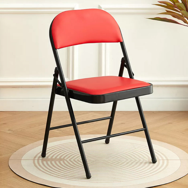 Contemporary Solid Color Standard Recliner 17.7" Wide Metal Single with Legs Red-Black Faux Leather Clearhalo 'Chairs & Seating' 'furn' 'furn_recliners' 'Furniture' 'Living Room Furniture' 'Recliners' 7791683