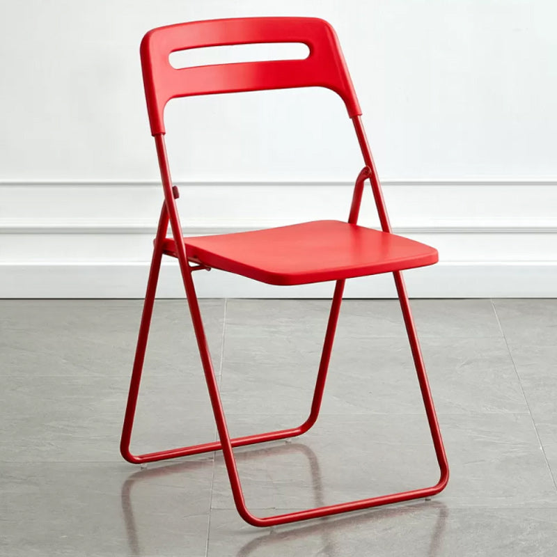 Contemporary Single da 16,5 "wide poltrone in metallo a colori solidi con gambe