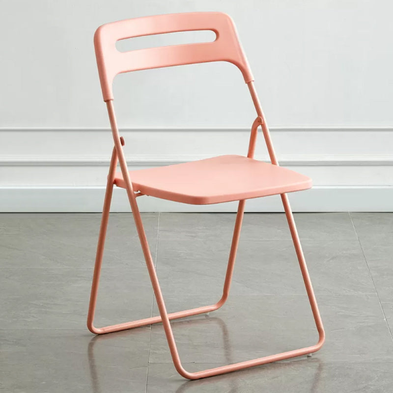 Contemporary Single da 16,5 "wide poltrone in metallo a colori solidi con gambe