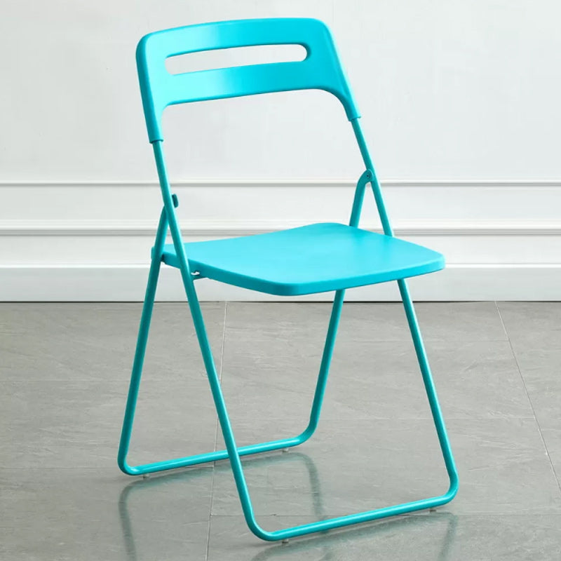 Contemporary Single da 16,5 "wide poltrone in metallo a colori solidi con gambe